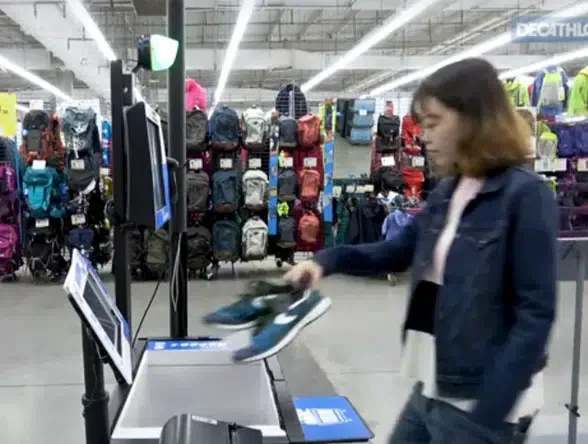 Decathlon RFID checkout